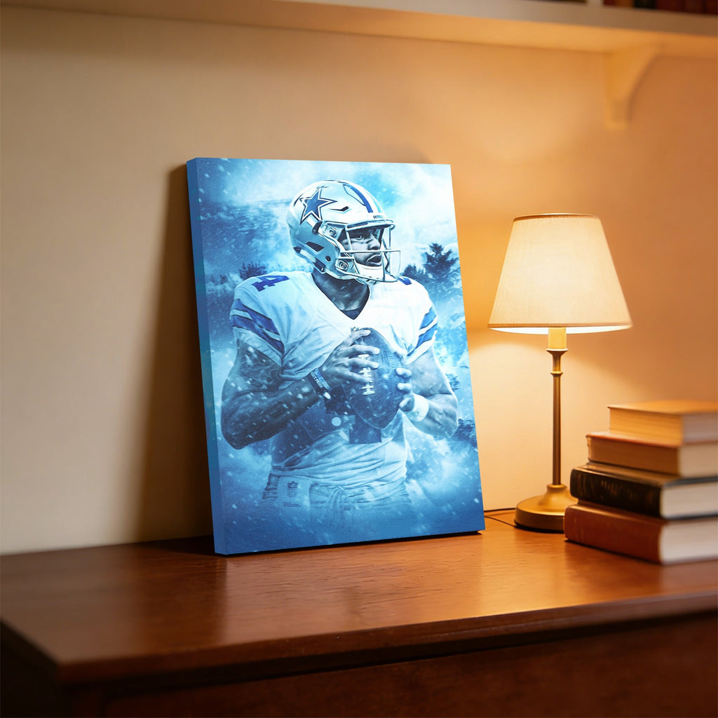 Dak Prescott Art Sports Decorative Poster School Dormitory 7 Canvas Wall Art Poster Decor Gift