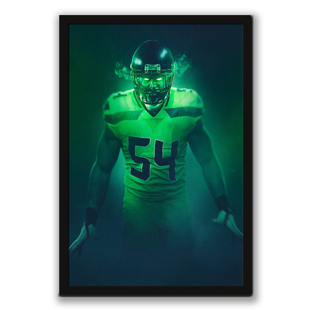 Bobby Wagner Art Sports Decorative Poster School Dormitory 6 Canvas Wall Art Poster Decor Gift