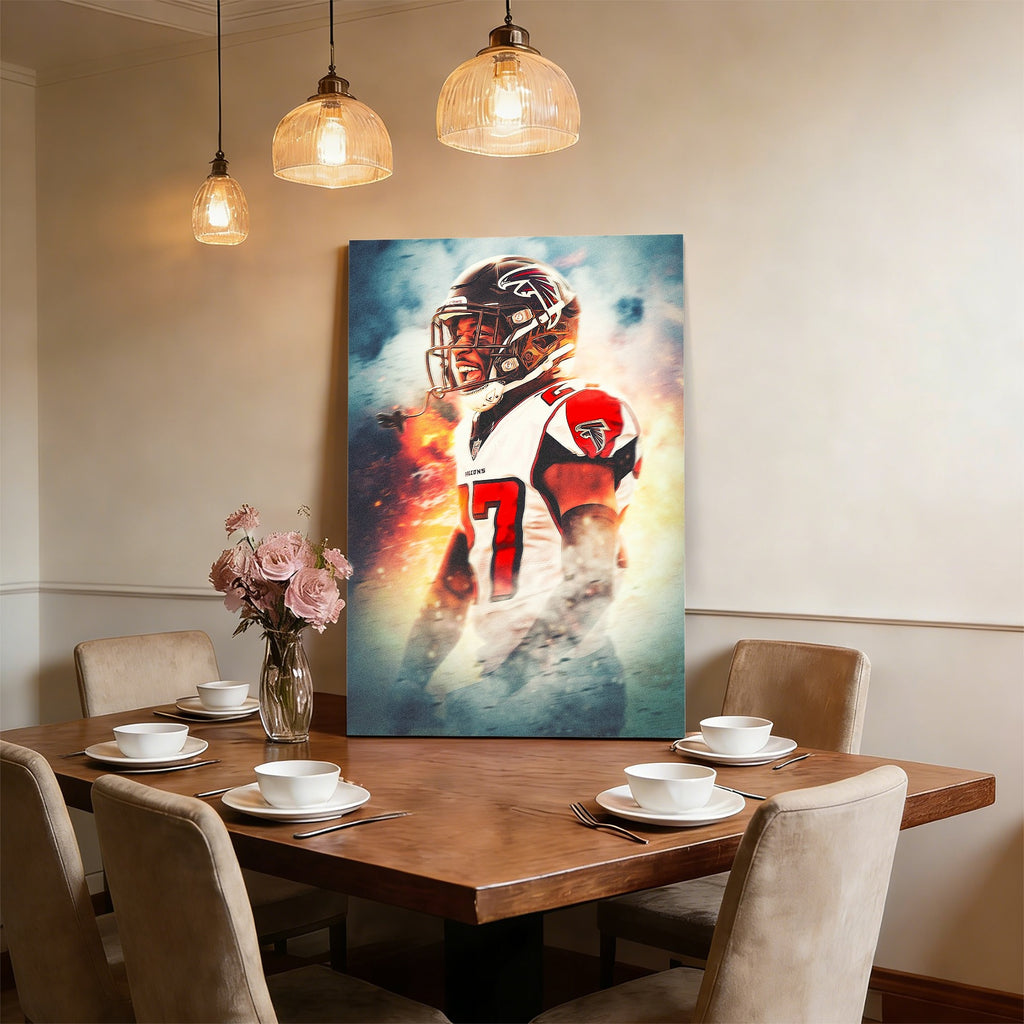 Damontae Kazee Art Sports Decorative Poster School Dormitory 5 Canvas Wall Art Poster Decor Gift
