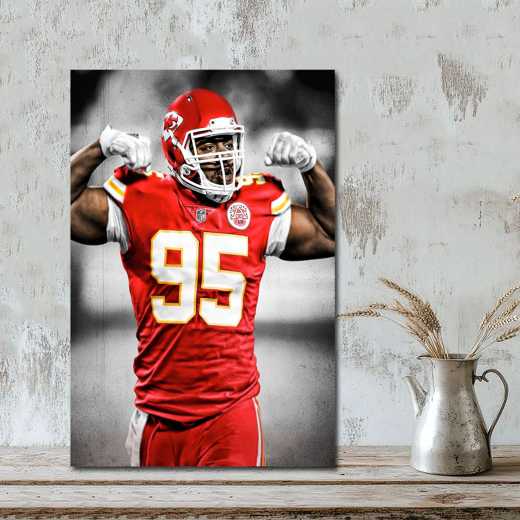 Chris Jones Art Sports Decorative Poster School Dormitory 7 Canvas Wall Art Poster Decor Gift