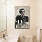 Carson Wentz Sports Celebrity Art Deco Poster 1 Canvas Wall Art Poster Decor Gift