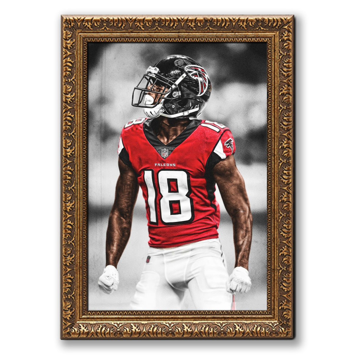 Calvin Ridley Art Sports Decorative Poster School Dormitory 9 Canvas Wall Art Poster Decor Gift