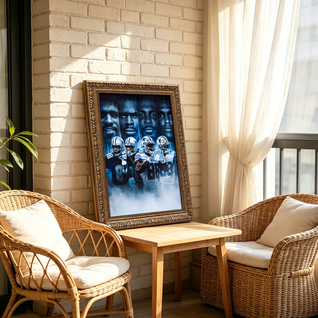 CeeDee Lamb Art Sports Decorative Poster School Dormitory 6 Canvas Wall Art Poster Decor Gift