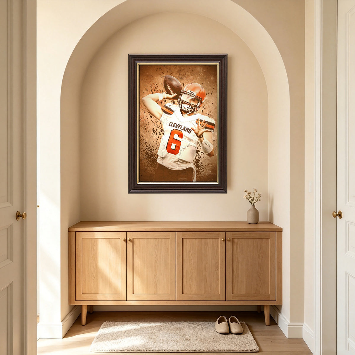 Baker Mayfield Sports Celebrity Art Deco Poster 11 Canvas Wall Art Poster Decor Gift