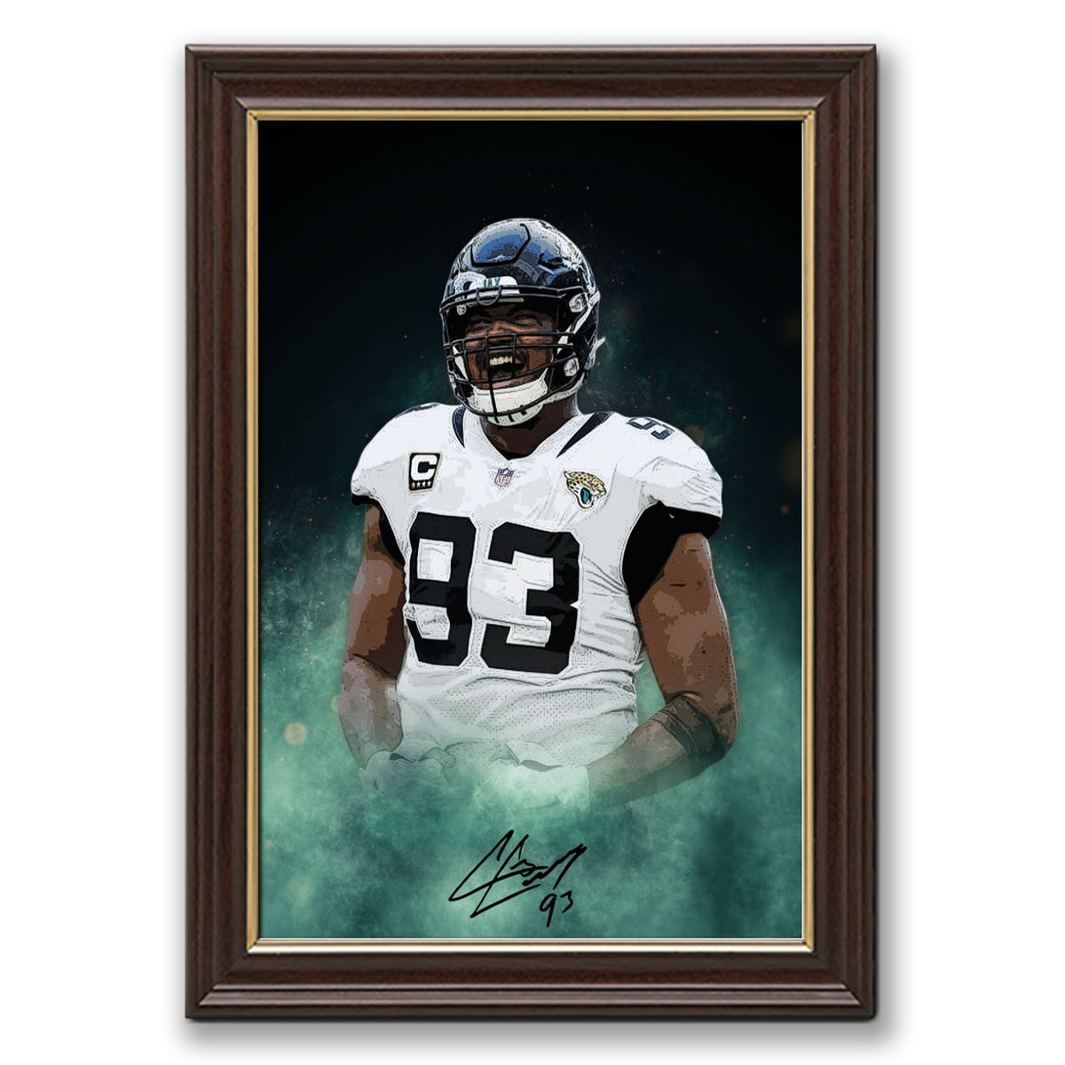 Calais Campbell Celebrity Sports Art Poster School Dining Room Decoration 7 Canvas Wall Art Poster Decor Gift