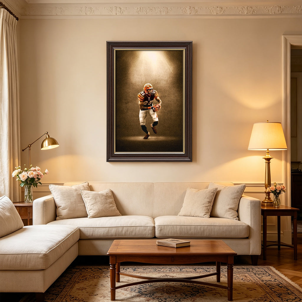 Chad Johnson Art Sports Decorative Poster School Dormitory 9 Canvas Wall Art Poster Decor Gift