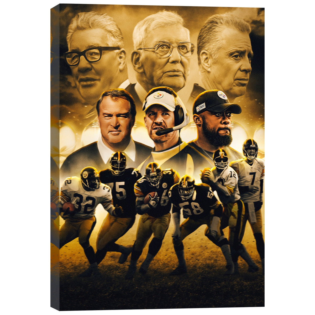 Ben Roethlisberger Art Sports Decorative Poster School Dormitory 0 Canvas Wall Art Poster Decor Gift