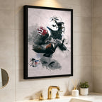 Brandon Whitaker Art Sports Decorative Poster School Dormitory 4 Canvas Wall Art Poster Decor Gift