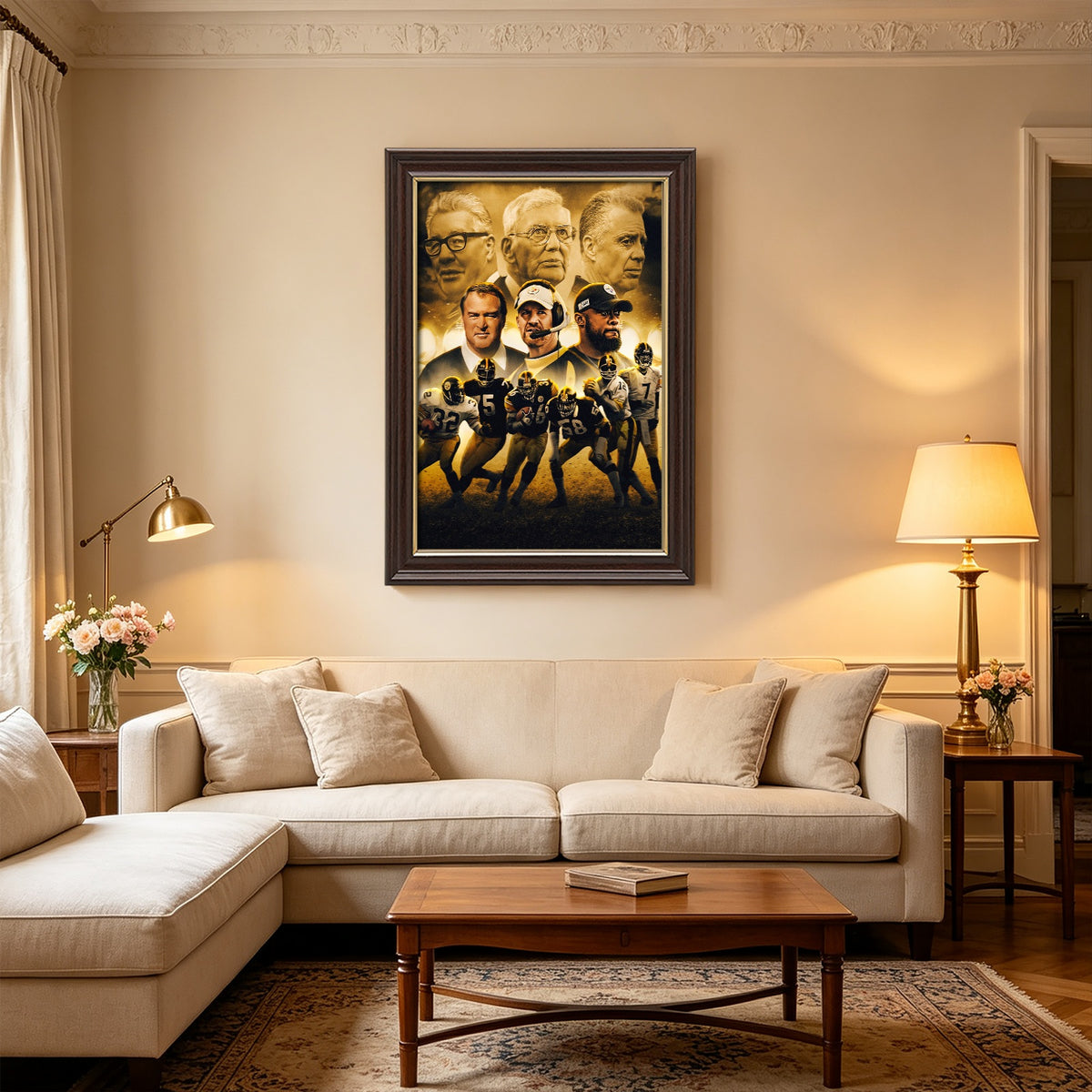 Ben Roethlisberger Art Sports Decorative Poster School Dormitory 0 Canvas Wall Art Poster Decor Gift