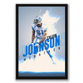 Calvin Johnson Celebrity Sports Art Poster School Dining Room Decoration 3 Canvas Wall Art Poster Decor Gift