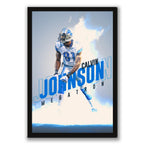 Calvin Johnson Celebrity Sports Art Poster School Dining Room Decoration 3 Canvas Wall Art Poster Decor Gift