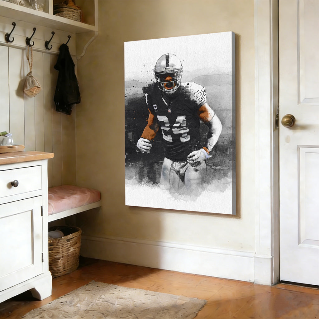 Charles Woodson Art Sports Decorative Poster School Dormitory 2 Canvas Wall Art Poster Decor Gift