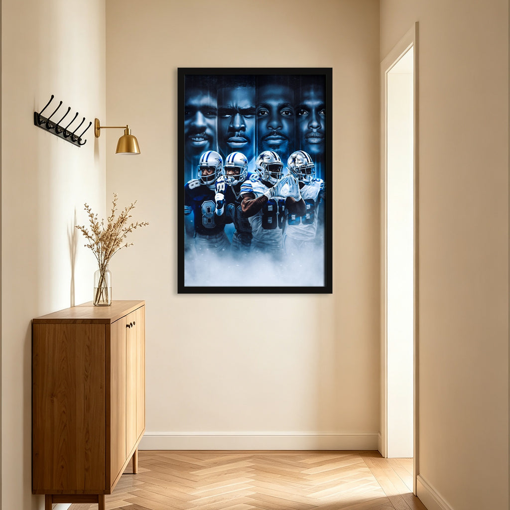 CeeDee Lamb Art Sports Decorative Poster School Dormitory 6 Canvas Wall Art Poster Decor Gift
