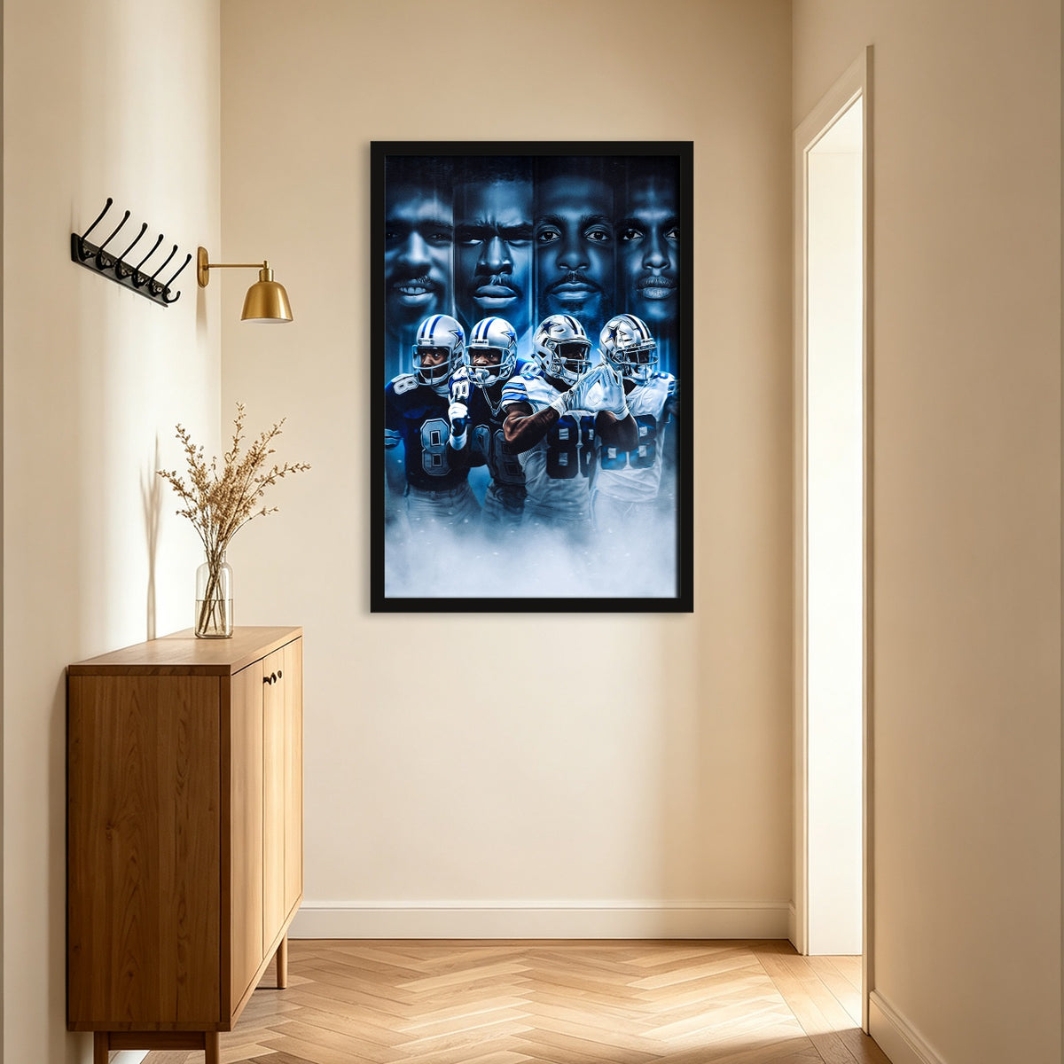 CeeDee Lamb Art Sports Decorative Poster School Dormitory 6 Canvas Wall Art Poster Decor Gift