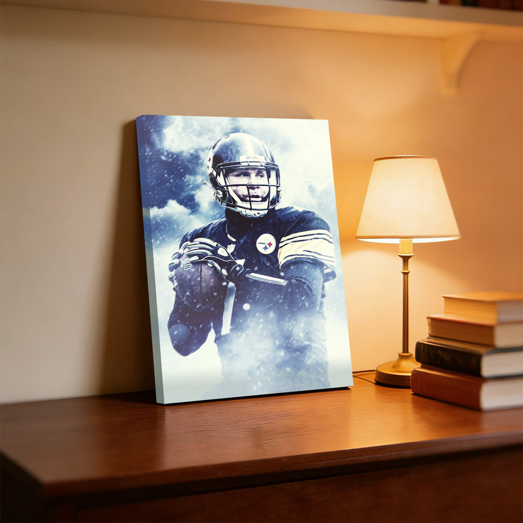 Ben Roethlisberger Art Sports Decorative Poster School Dormitory 1 Canvas Wall Art Poster Decor Gift