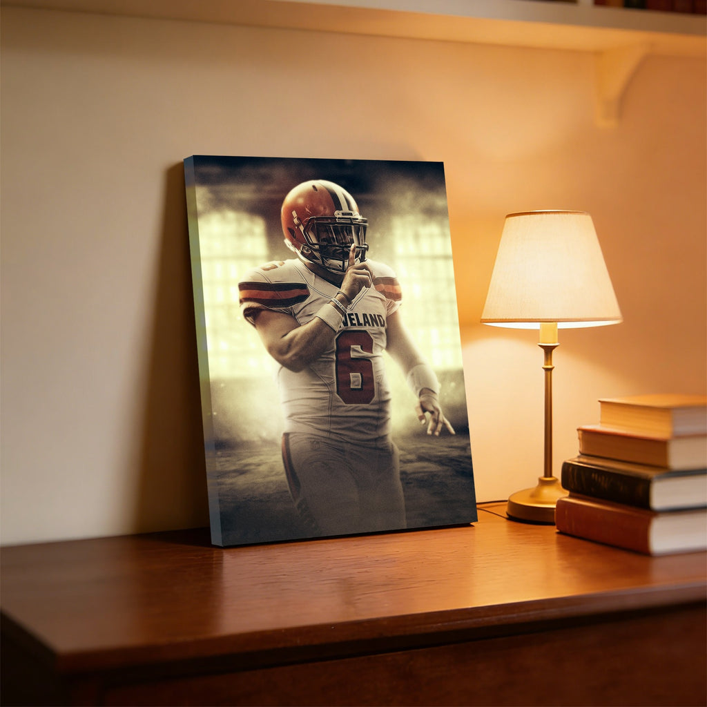 Baker Mayfield Art Sports Decorative Poster School Dormitory 2 Canvas Wall Art Poster Decor Gift