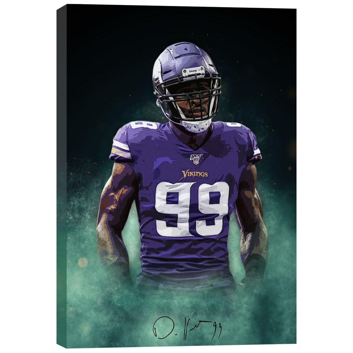 Danielle Hunter Celebrity Sports Art Poster School Dining Room Decoration 7 Canvas Wall Art Poster Decor Gift