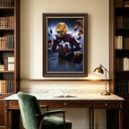 Brandon Aiyuk Art Sports Decorative Poster School Dormitory 1 Canvas Wall Art Poster Decor Gift