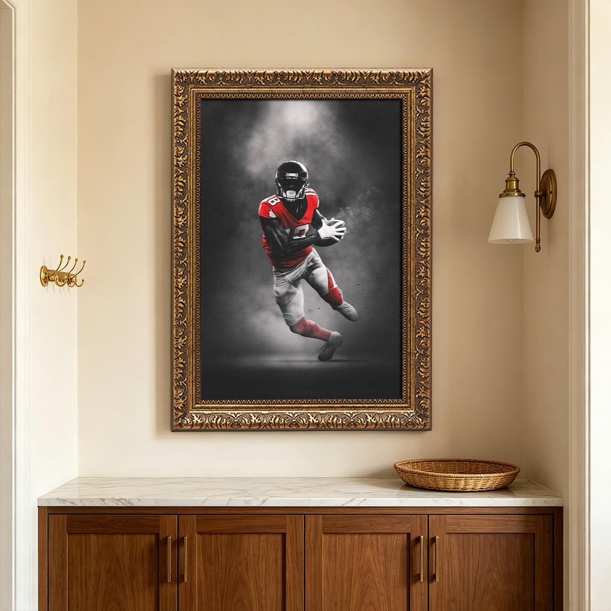 Calvin Ridley Art Sports Decorative Poster School Dormitory 6 Canvas Wall Art Poster Decor Gift
