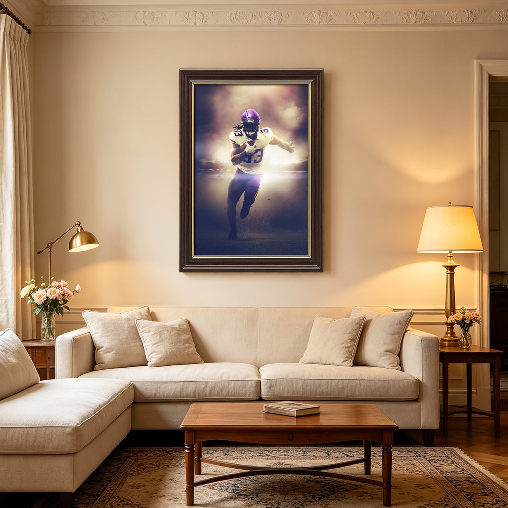 Dalvin Cook Art Sports Decorative Poster School Dormitory 7 Canvas Wall Art Poster Decor Gift