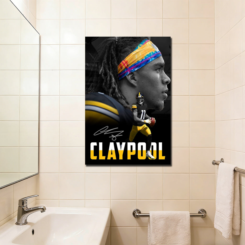 Chase Claypool Sports Celebrity Art Deco Poster 1 Canvas Wall Art Poster Decor Gift