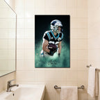 Christian McCaffrey Celebrity Sports Art Poster School Dining Room Decoration 4 Canvas Wall Art Poster Decor Gift
