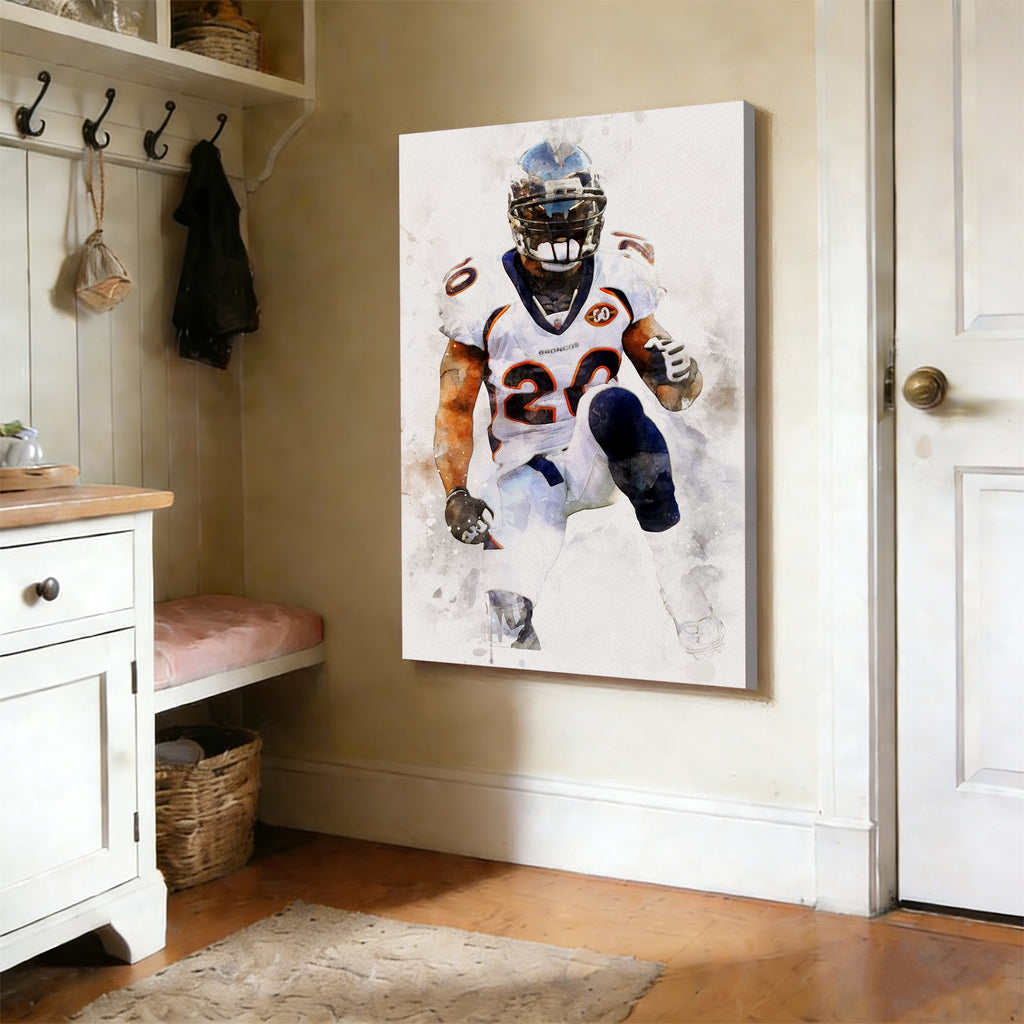 Brian Dawkins Art Poster 7 Canvas Wall Art Poster Decor Gift