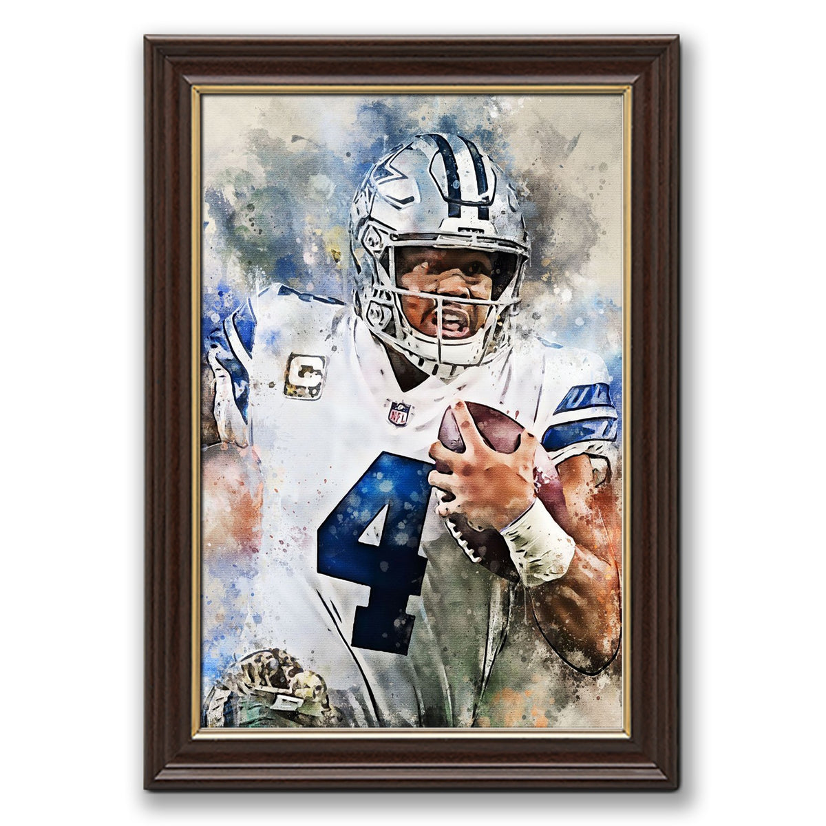 Dak Prescott Celebrity Sports Art Poster School Dining Room Decoration 0 Canvas Wall Art Poster Decor Gift