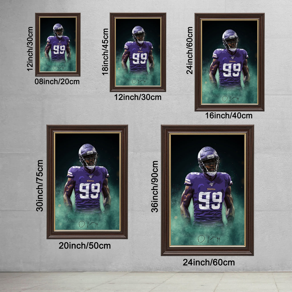 Danielle Hunter Celebrity Sports Art Poster School Dining Room Decoration 7 Canvas Wall Art Poster Decor Gift