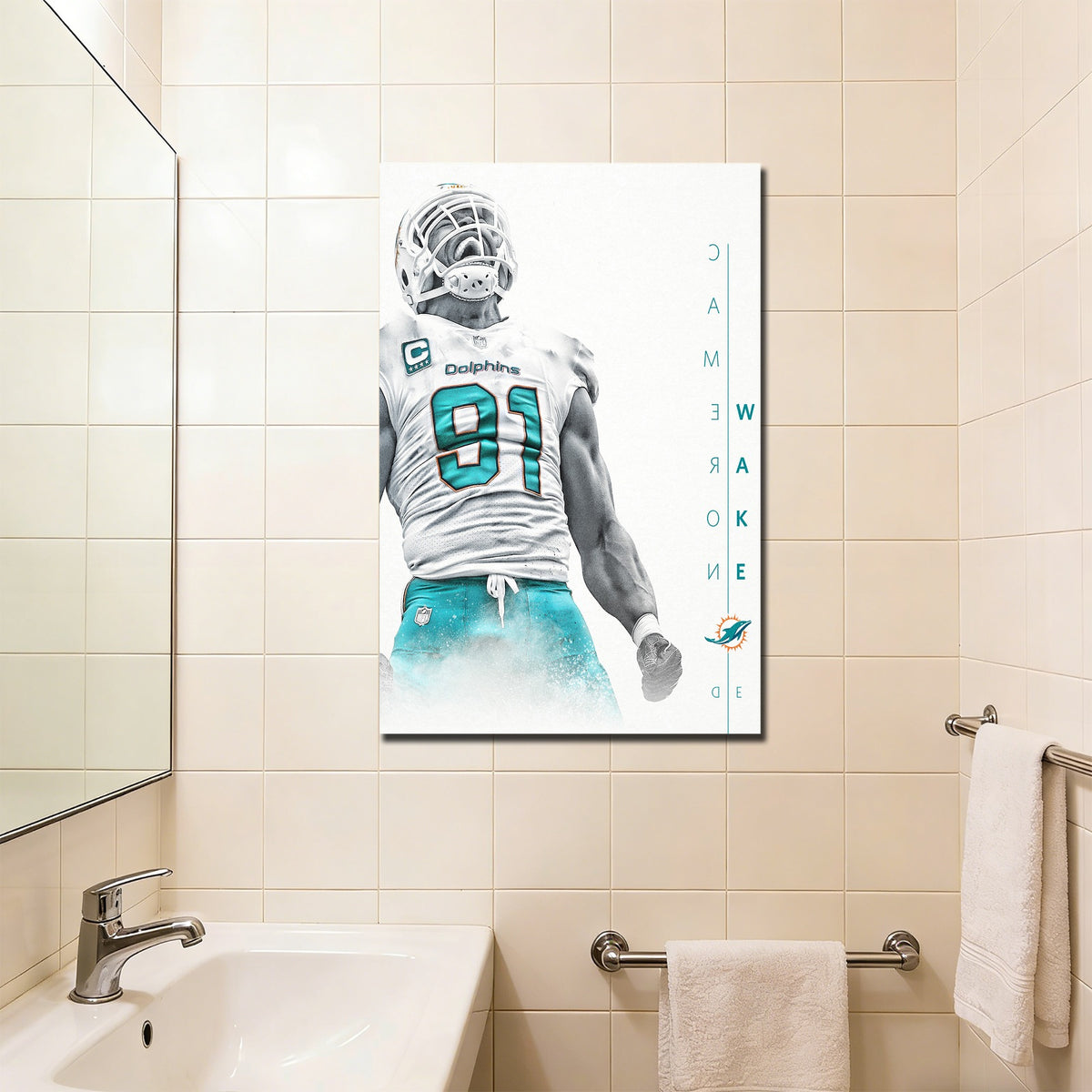 Cameron Wake Celebrity Sports Art Poster School Dining Room Decoration 0 Canvas Wall Art Poster Decor Gift
