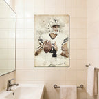 Dak Prescott Sports Celebrity Art Deco Poster 4 Canvas Wall Art Poster Decor Gift