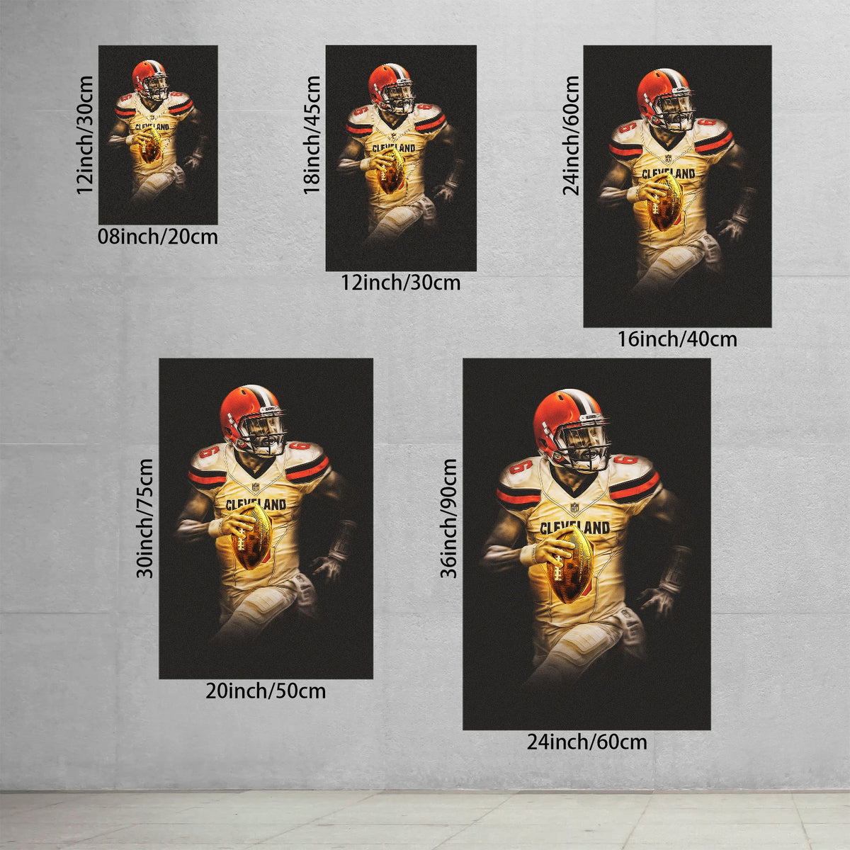 Baker Mayfield Art Sports Decorative Poster School Dormitory 1 Canvas Wall Art Poster Decor Gift