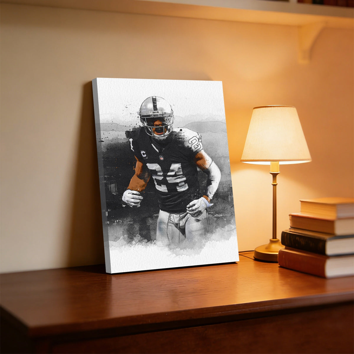 Charles Woodson Art Sports Decorative Poster School Dormitory 2 Canvas Wall Art Poster Decor Gift