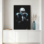 Cam Newton Art Sports Decorative Poster School Dormitory 3 Canvas Wall Art Poster Decor Gift
