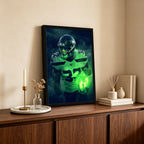 Chris Carson Art Sports Decorative Poster School Dormitory 3 Canvas Wall Art Poster Decor Gift