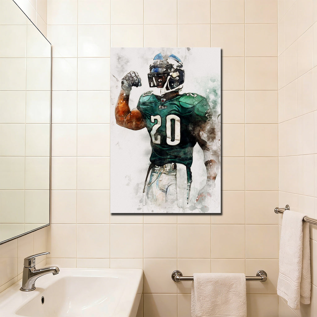 Brian Dawkins Art Poster 3 Canvas Wall Art Poster Decor Gift