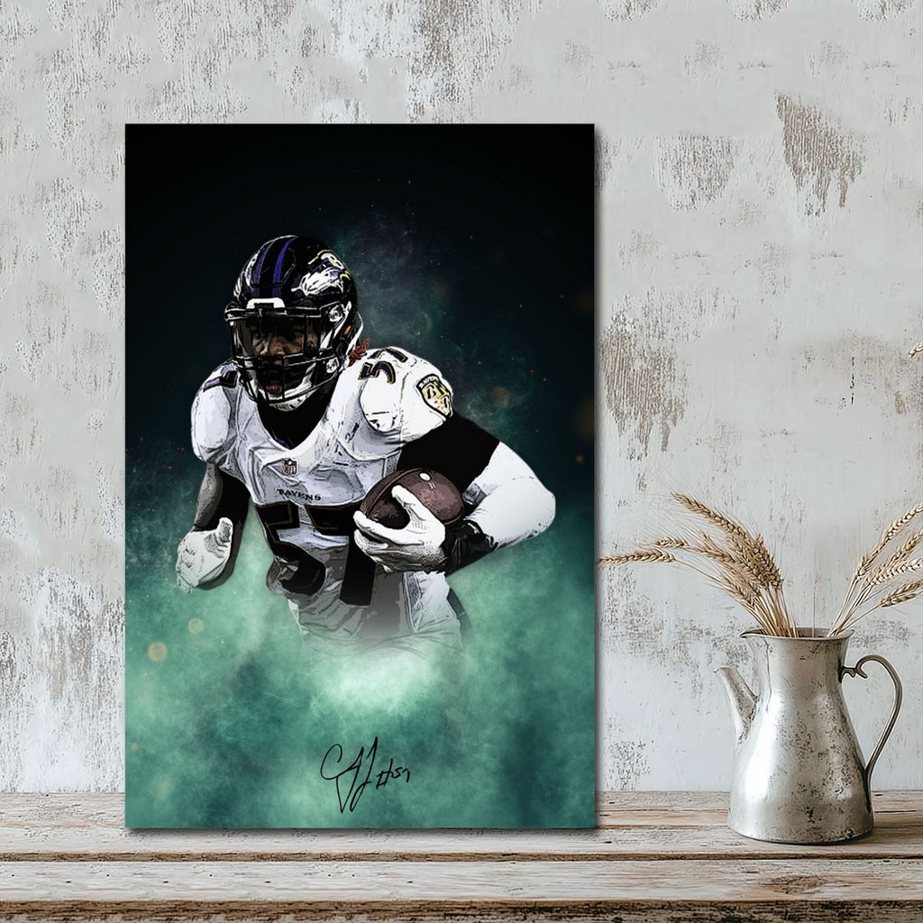 CJ Mosley Celebrity Sports Art Poster School Dining Room Decoration 8 Canvas Wall Art Poster Decor Gift