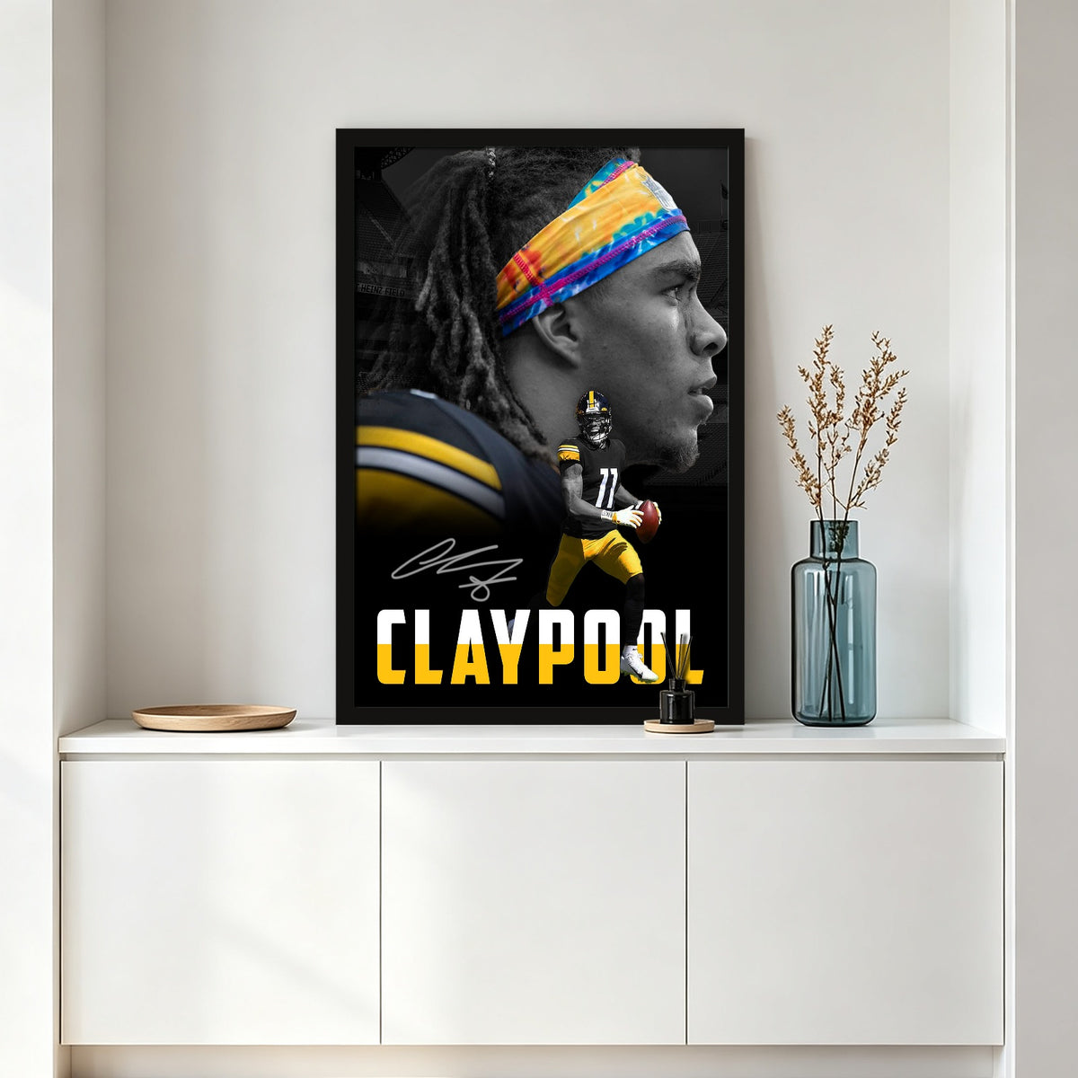 Chase Claypool Sports Celebrity Art Deco Poster 1 Canvas Wall Art Poster Decor Gift