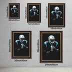 Cam Newton Art Sports Decorative Poster School Dormitory 3 Canvas Wall Art Poster Decor Gift