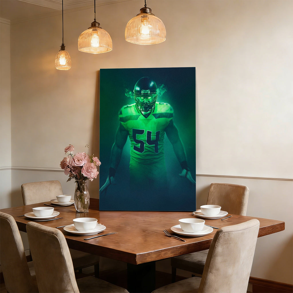 Bobby Wagner Art Sports Decorative Poster School Dormitory 6 Canvas Wall Art Poster Decor Gift