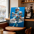 Christian McCaffrey Celebrity Sports Art Poster School Dining Room Decoration 0 Canvas Wall Art Poster Decor Gift