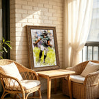 Brian Dawkins Art Poster 2 Canvas Wall Art Poster Decor Gift