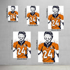 Champ Bailey Art Poster 1 Canvas Wall Art Poster Decor Gift