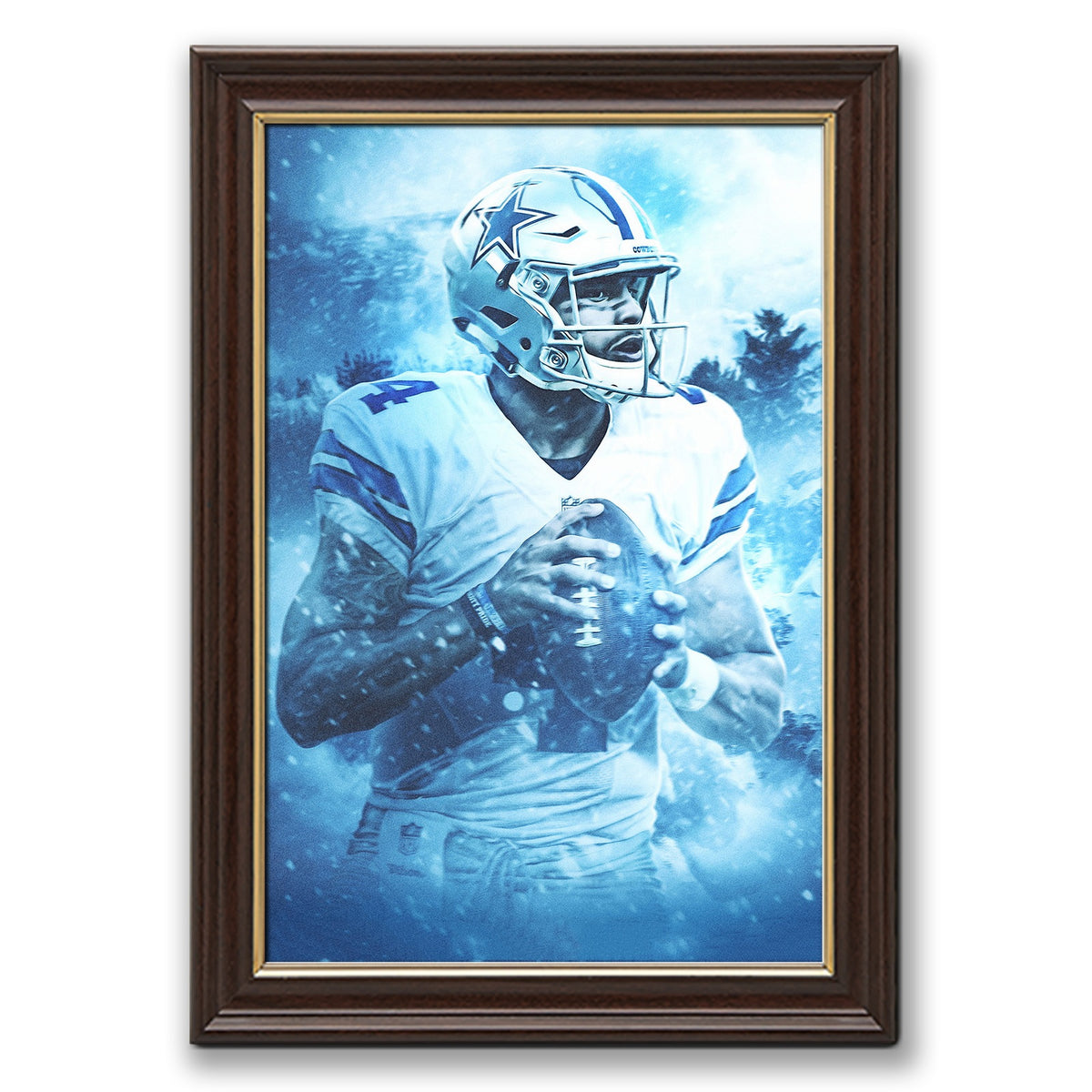 Dak Prescott Art Sports Decorative Poster School Dormitory 7 Canvas Wall Art Poster Decor Gift