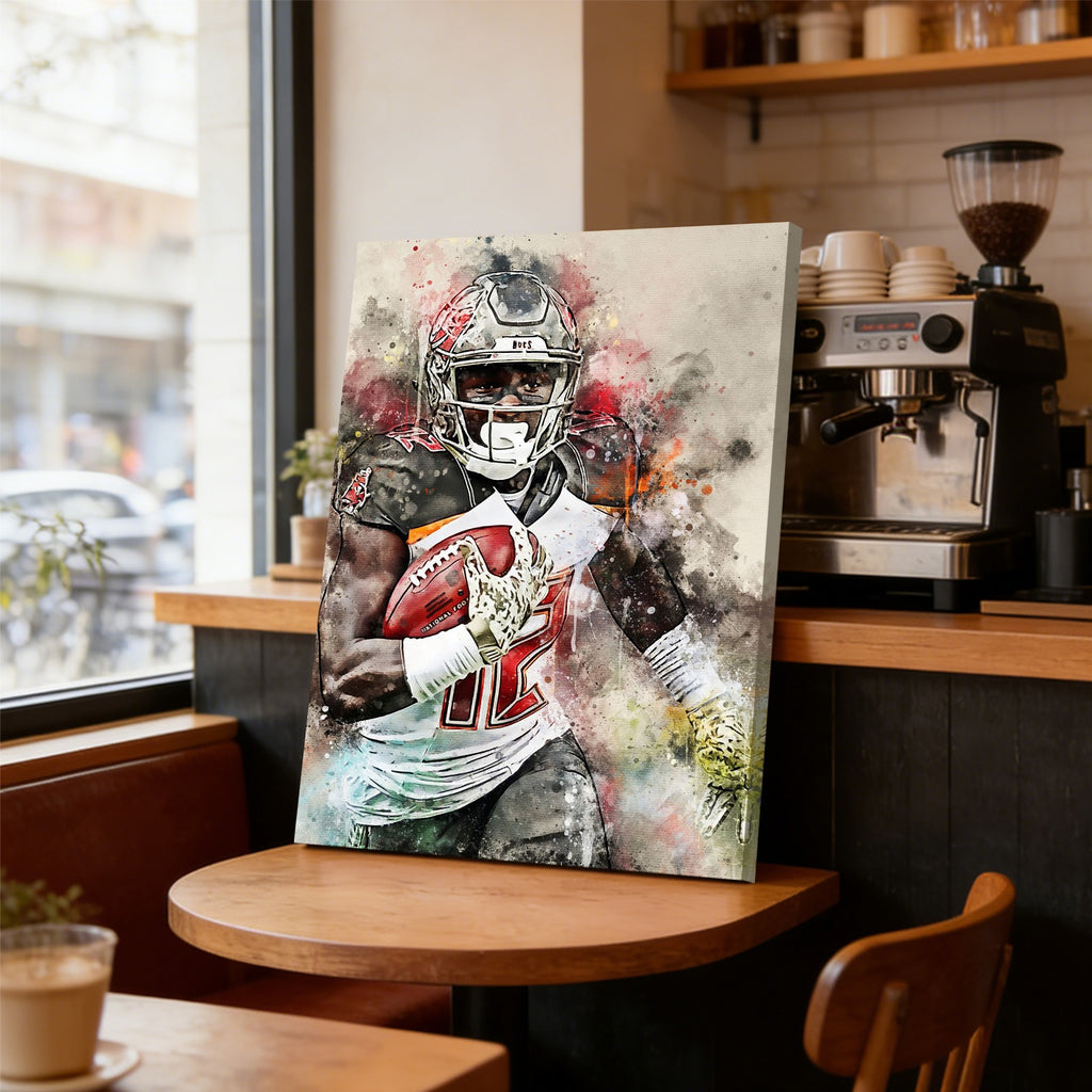 Chris Godwin Art Sports Decorative Poster School Dormitory 8 Canvas Wall Art Poster Decor Gift