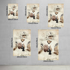 Dak Prescott Sports Celebrity Art Deco Poster 4 Canvas Wall Art Poster Decor Gift