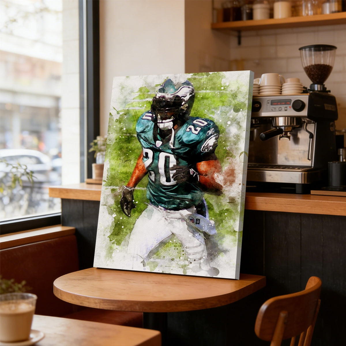 Brian Dawkins Art Poster 1 Canvas Wall Art Poster Decor Gift