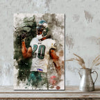 Brian Dawkins Art Poster 4 Canvas Wall Art Poster Decor Gift