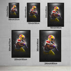 Clyde Edwards Helaire Art Sports Decorative Poster School Dormitory 3 Canvas Wall Art Poster Decor Gift