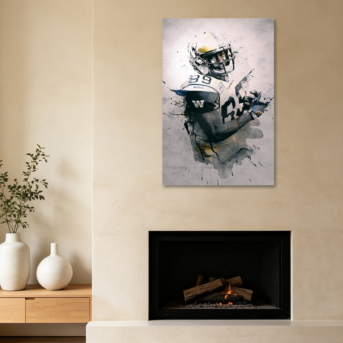 Clarence Denmark Art Sports Decorative Poster School Dormitory 7 Canvas Wall Art Poster Decor Gift
